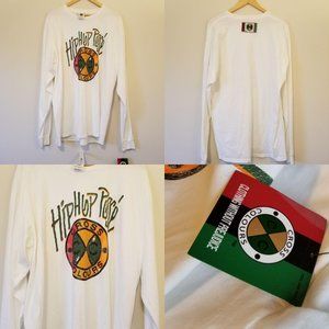 Cross Colours. Long Sleeve Tee. White. New. L